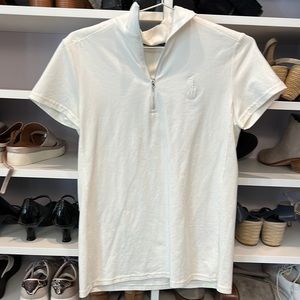 Polo by Ralph Lauren White Half-Zip Top